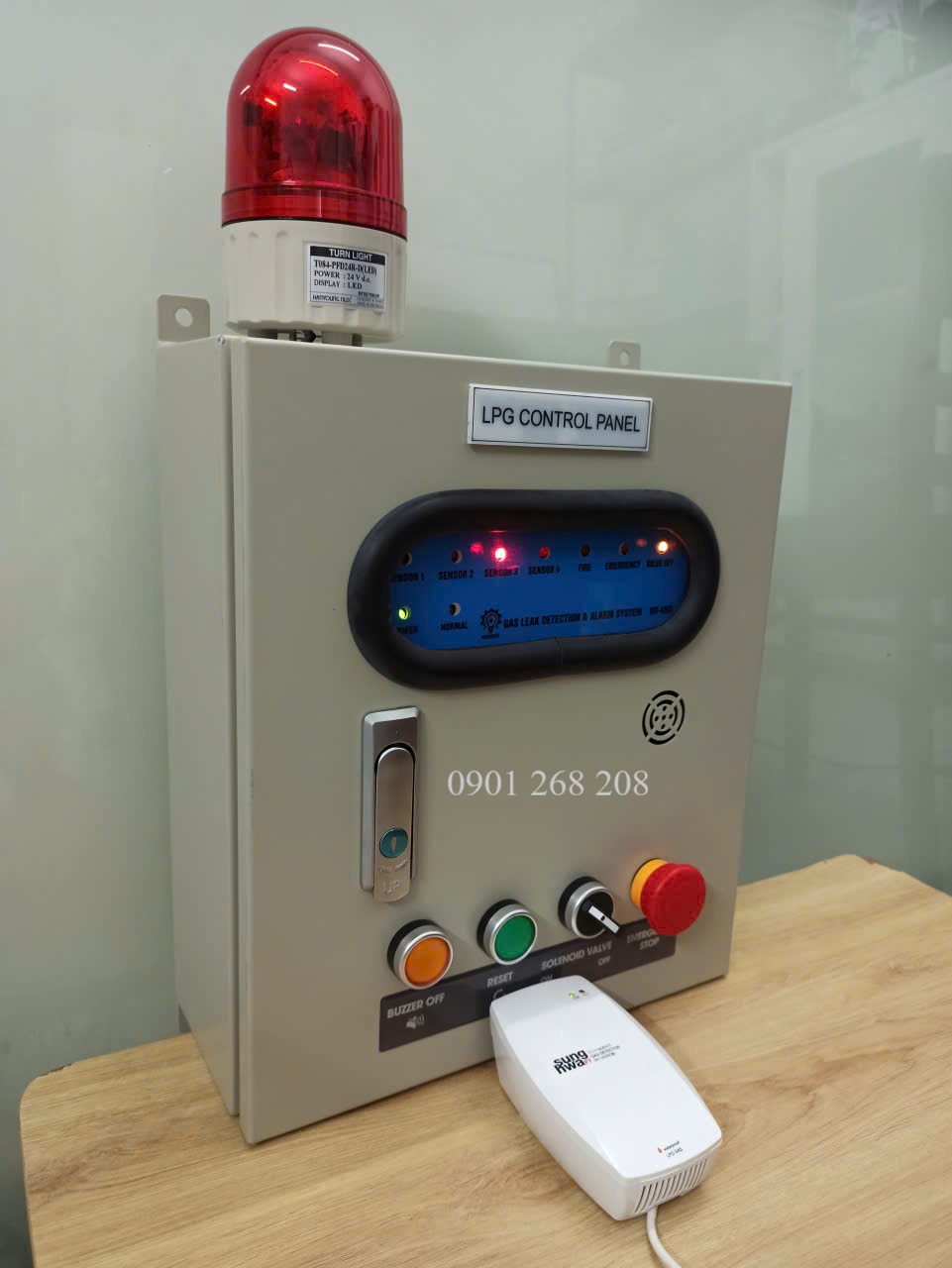 Tu bao ro ri gas Viet nam ket noi dau do gas SHT-201 sunghwa